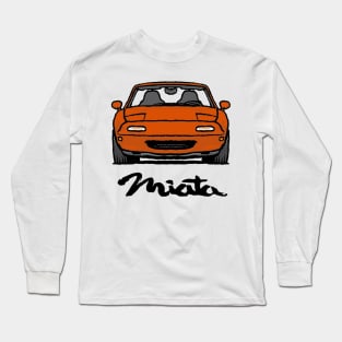 MX5 Miata NA Orange Long Sleeve T-Shirt